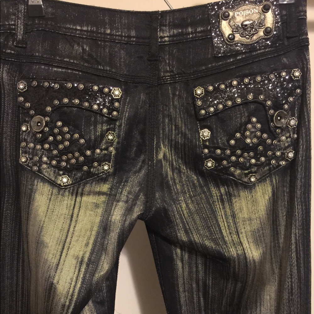 Poison Jeans💥HP💥 5/6 27 *UNIQUE*NWOT Skinny fit